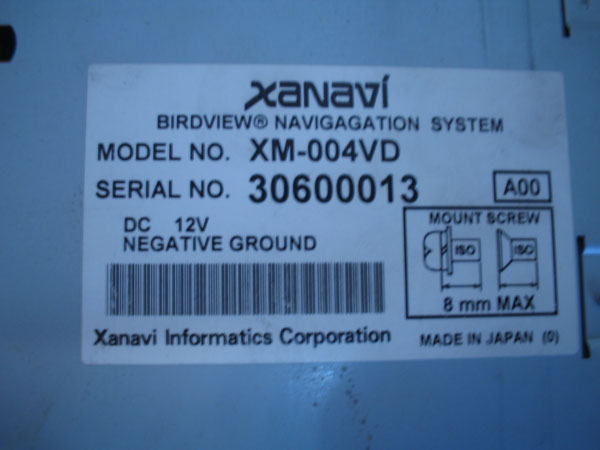 XANAVI XM-004VD - Организация видео входа XANAVI XM-004VD - Организация видео входа