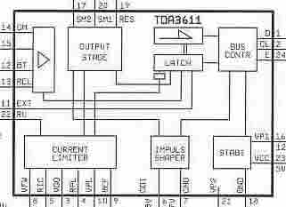 Драйвер ЛПМ нп TDA3611 Драйвер ЛПМ нп TDA3611
