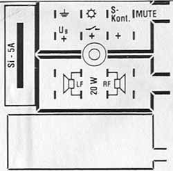 Разъёмы а/магнитол AUDI