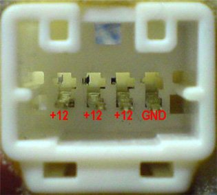 Разъёмы подключения CHANGER Разъёмы подключения CHANGER