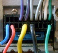 Разъёмы а/магнитол Sony