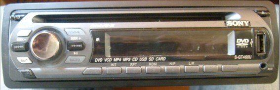 Разъёмы а/магнитол Sony