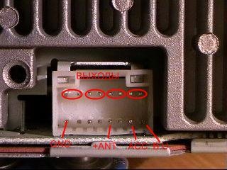 Разъёмы а/магнитол Sony