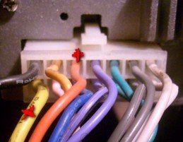 Разъёмы а/магнитол Sony