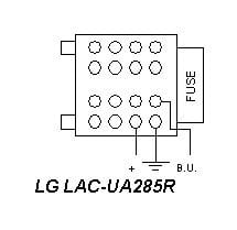 Разъёмы а/магнитол Goldstar, LG Разъёмы а/магнитол Goldstar, LG