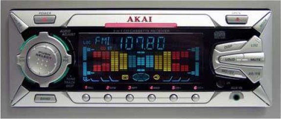 Разъёмы а/магнитол AKAI