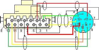 Разъёмы подключения CHANGER Разъёмы подключения CHANGER