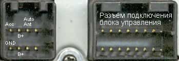 Разъёмы а/магнитол ALPINE Разъёмы а/магнитол ALPINE