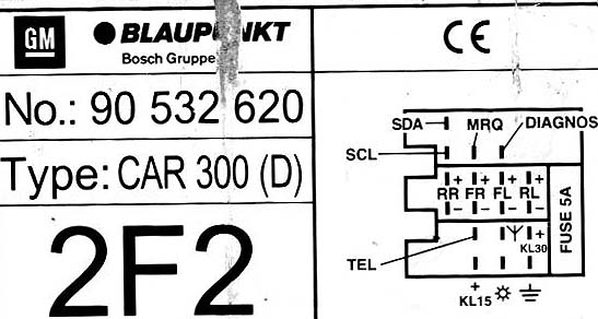Разъёмы а/магнитол Blaupunkt Разъёмы а/магнитол Blaupunkt