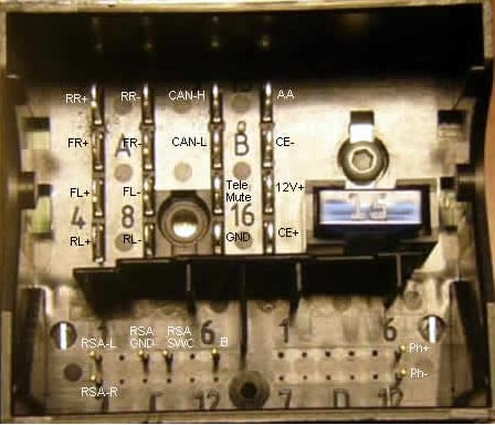 Разъёмы а/магнитол Blaupunkt Разъёмы а/магнитол Blaupunkt