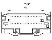 Разъёмы а/магнитол CHRYSLER Разъёмы а/магнитол CHRYSLER