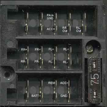 Разъёмы а/магнитол DAEWOO Разъёмы а/магнитол DAEWOO