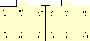 Разъёмы а/магнитол Goldstar, LG Разъёмы а/магнитол Goldstar, LG