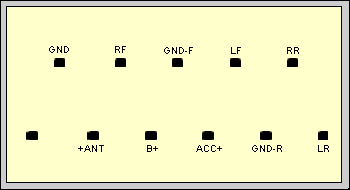 Разъёмы а/магнитол Jvc