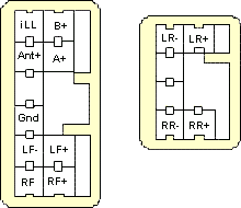 Разъёмы а/магнитол TOYOTA Разъёмы а/магнитол TOYOTA