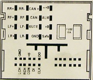 Разъёмы а/магнитол VW
