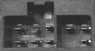 Разъёмы а/магнитол JAPAN Разъёмы а/магнитол JAPAN