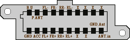 Разъёмы а/магнитол Россия Разъёмы а/магнитол Россия
