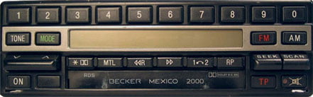 Разъёмы а/магнитол BECKER Разъёмы а/магнитол BECKER