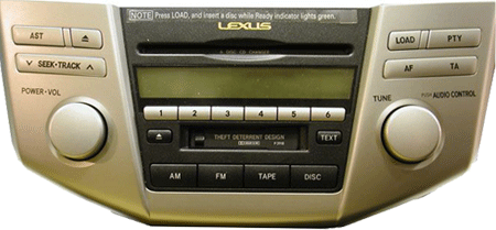 Разъёмы а/магнитол LEXUS Разъёмы а/магнитол LEXUS