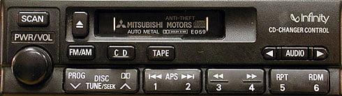 Разъёмы а/магнитол Mitsubishi