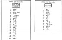 Разъёмы а/магнитол SUZUKI