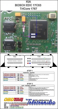 Подключение ЭБУ автомобилей Kia