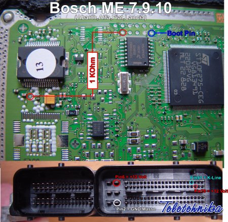 Подключение ЭБУ автомобилей Fiat