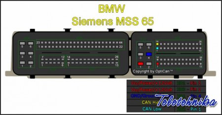 Подключение ЭБУ Siemens