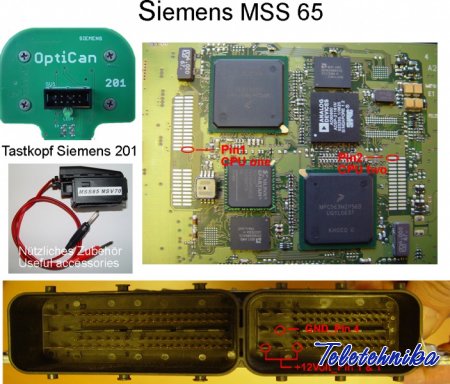 Подключение ЭБУ Siemens