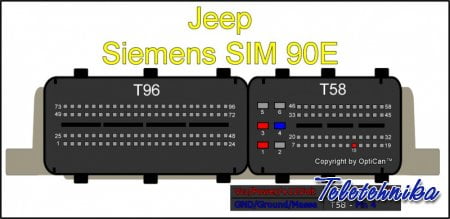 Подключение ЭБУ Siemens