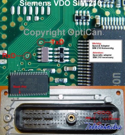 Подключение ЭБУ Siemens