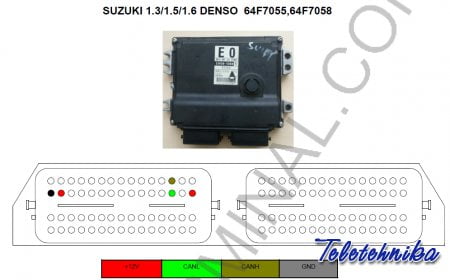Подключение ЭБУ автомобилей Suzuki