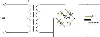 Блок питания начинающего радио любителя.