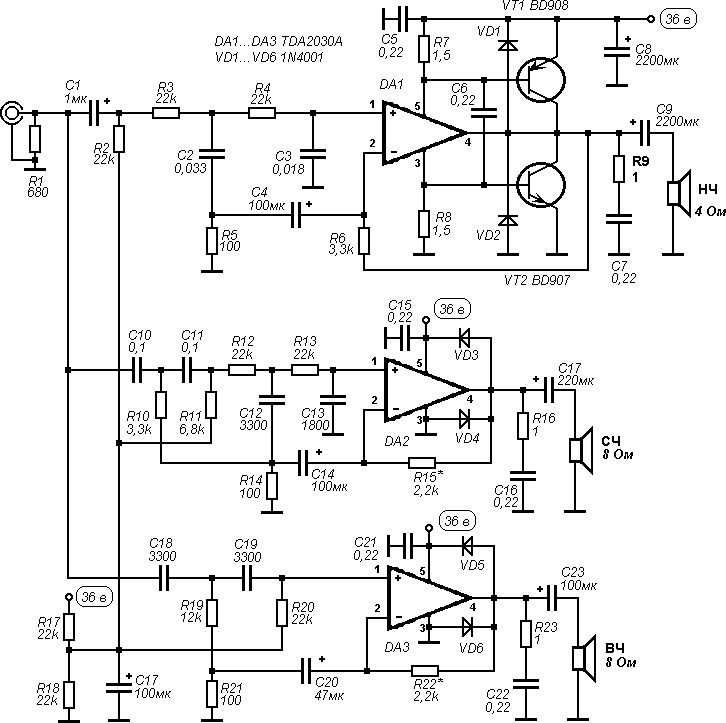 Многополосная активная АС Многополосная активная АС