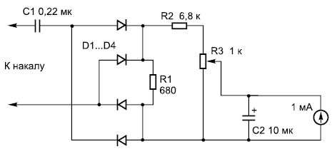 Измерение накала кинескопа с импульсным подогревом