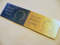 Нанесении надписей на панели корпусов